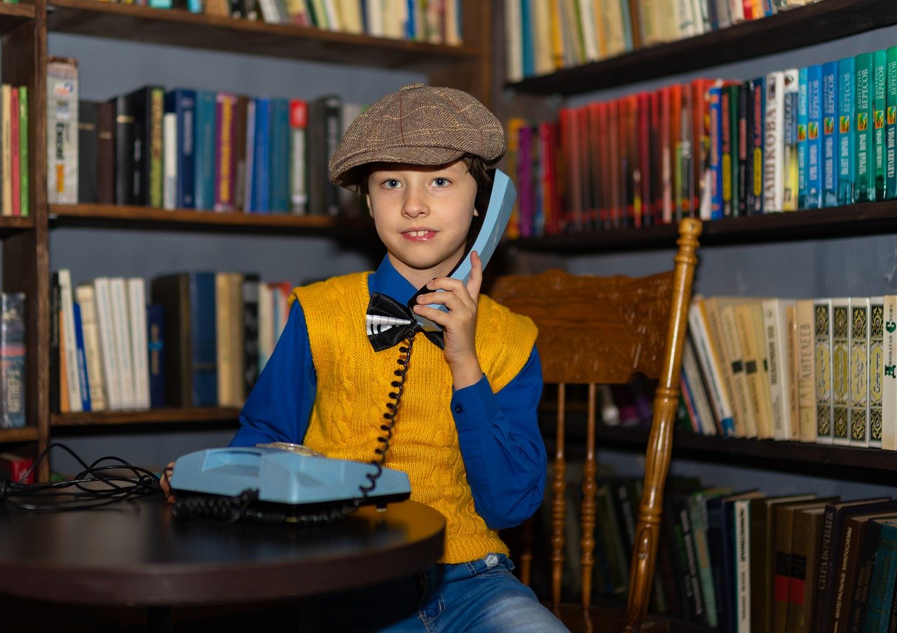 young student in old time 1920s costume; make teaching history fun concept